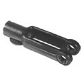 Bailey Adjustable Yoke Ends: Straight Adjustable 1/4-28 Thread, 1/4 in. Hole 133218